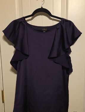 Worthington Flutter Sleeve Blouse